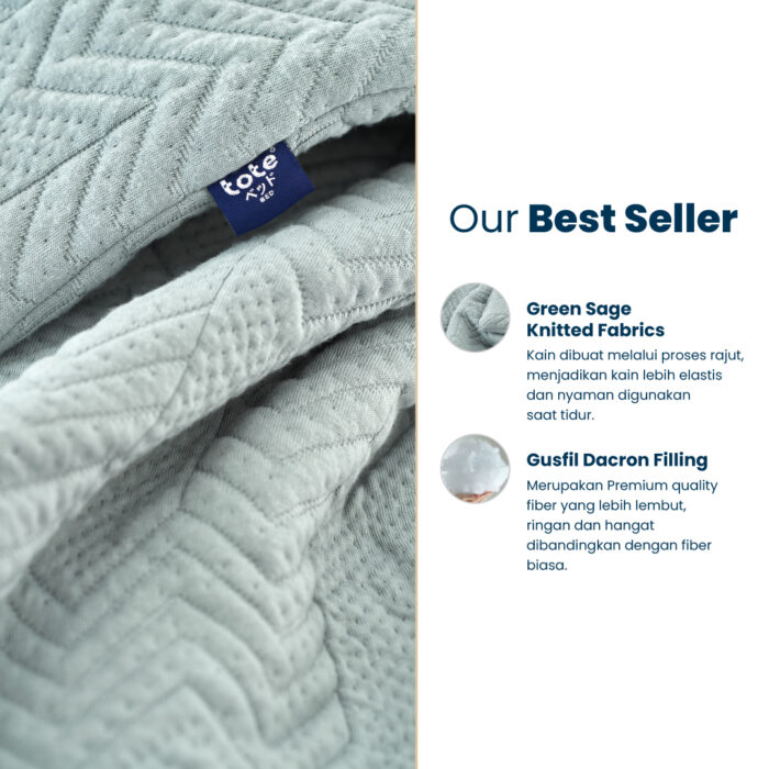Tote Hana Blanket | Selimut Dewasa Tebal Bed Cover - Gambar 2