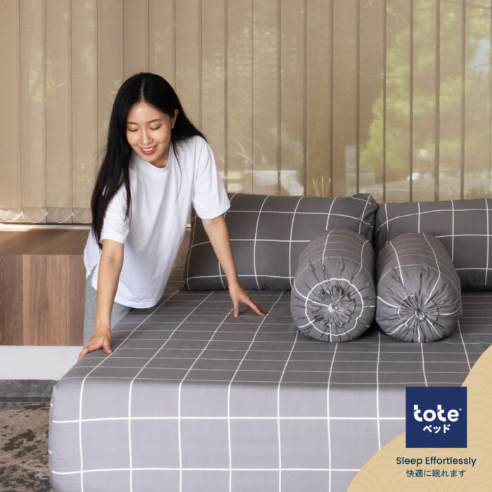 Tote Hana Linen | Sprei Aesthetic Katun Jepang - Image 4