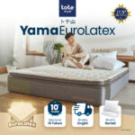 Tote Yama Euro Latex | Kasur Pocket Spring Bed Vacuum Dalam Box