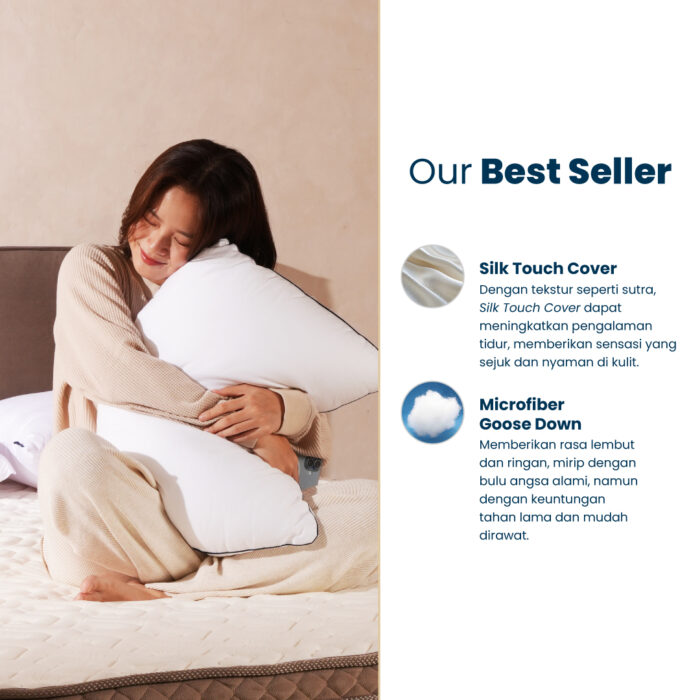 Tote Kumo No Hane Pillow | Bantal Tidur Microfiber Goose Down Bulu Angsa Sintetik - Image 2