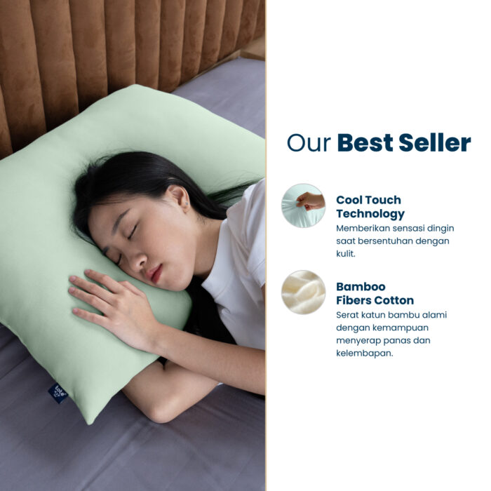 Tote Kumo Take Pillow | Bantal Dingin Cool Touch Ukuran Besar - Image 2