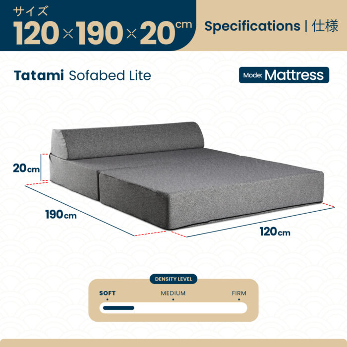 Tote Tatami Sofabed Lite | Kasur Portable Lipat Lantai - Image 6