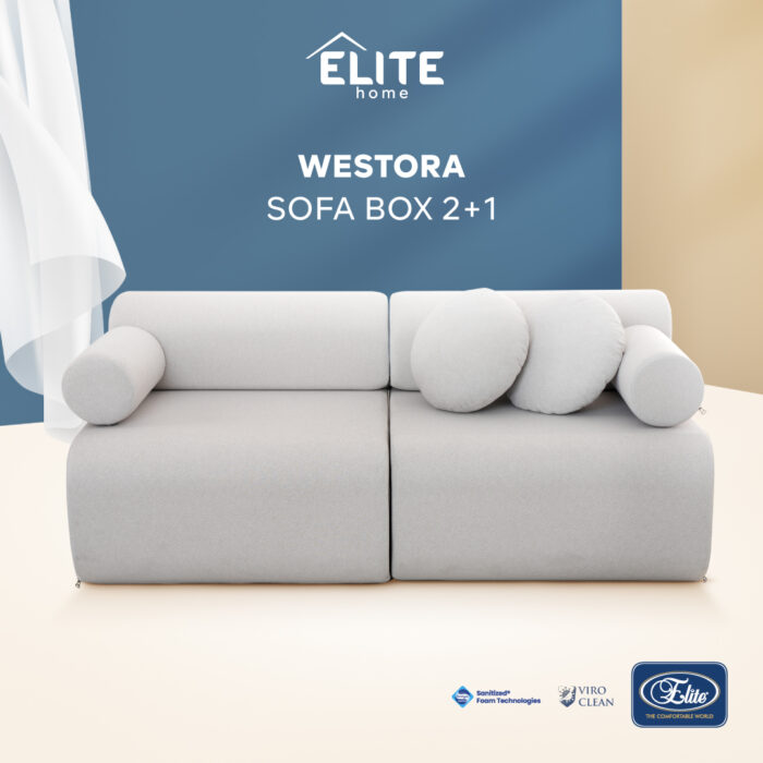 Elite Sofabox Westora | Sofa Box 2+1 Seater Minimalis - Gambar 2